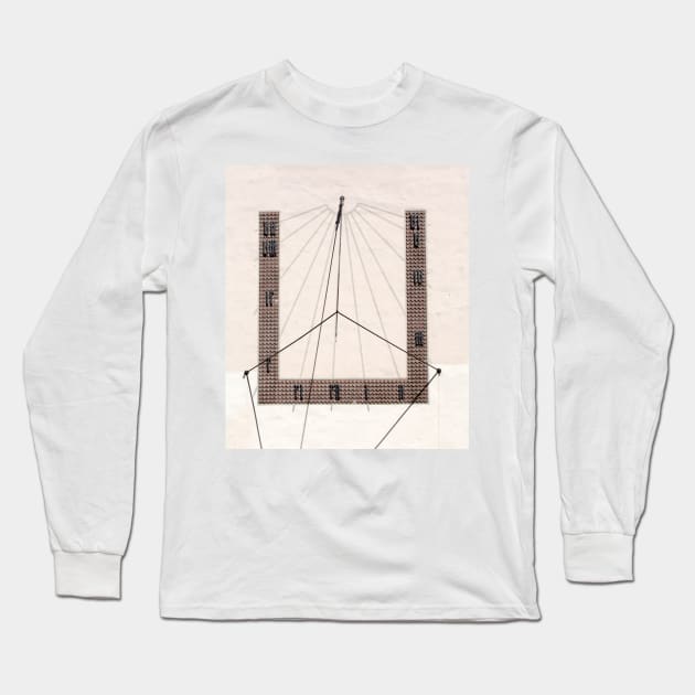 Sundial, Church of Our Lady, Frankfurt am Main, Hesse, Germany Long Sleeve T-Shirt by Kruegerfoto